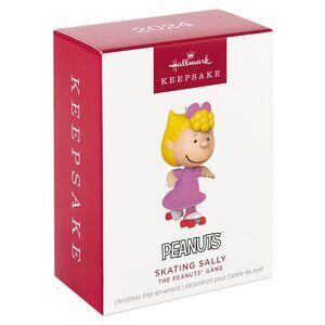New! Peanuts Skating Sally Hallmark Keepsake Ornament 2024 Roller-Skates